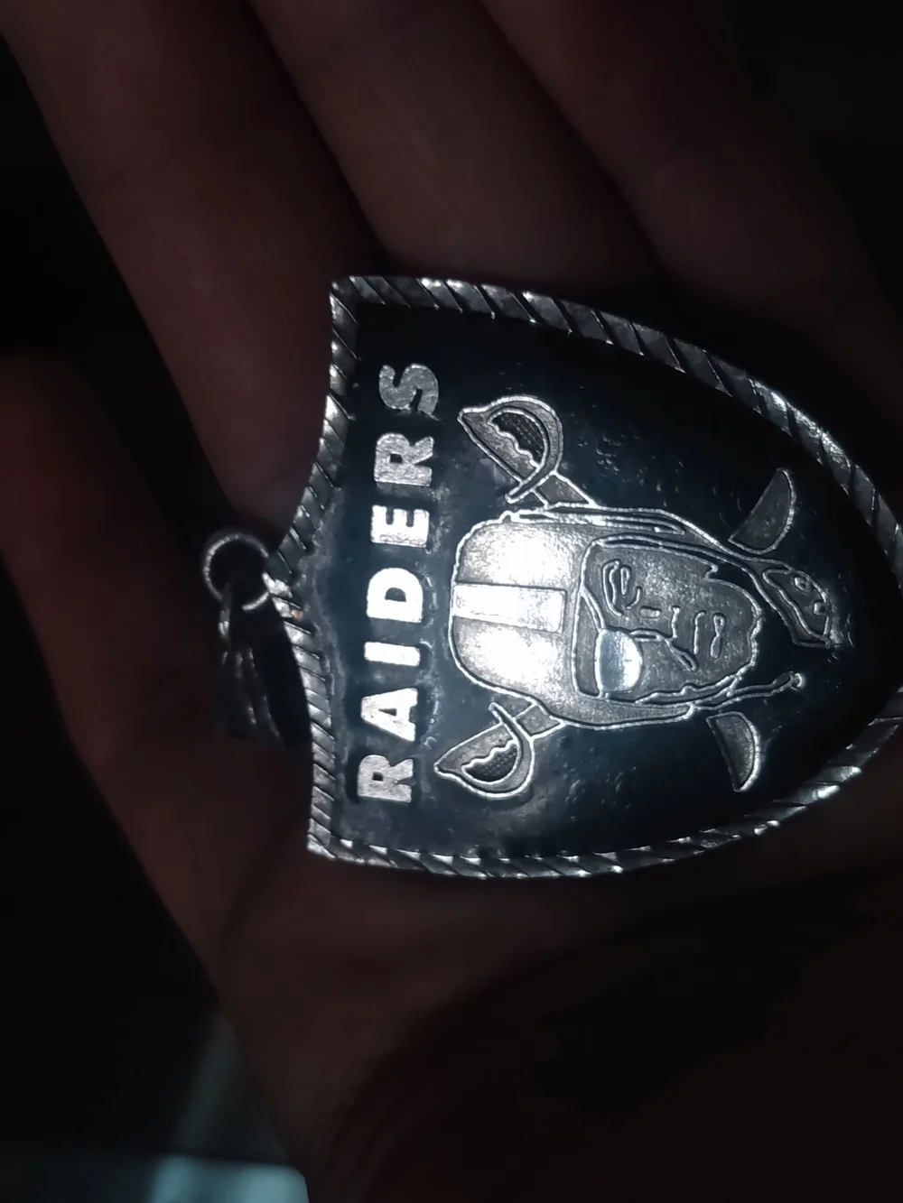 Raiders Real Sterling Silver 925 Pendant